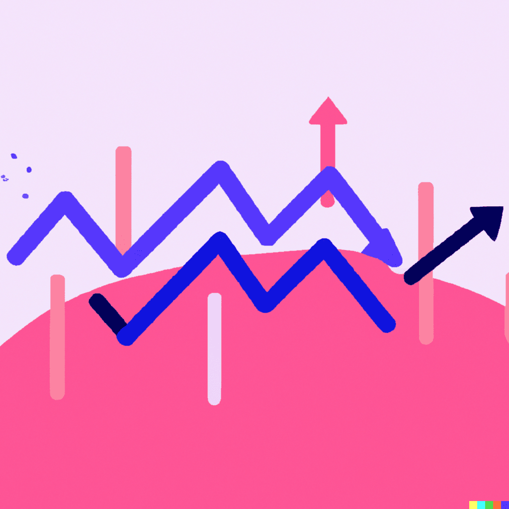 Abstract illustration showing line graphs representing the benefits of data analytics for restaurants
