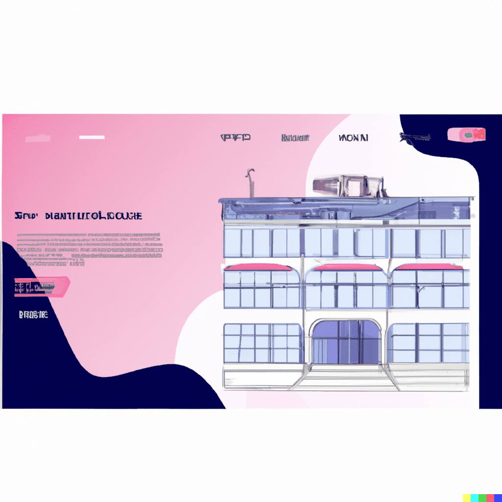 Abstract illustration of a website homepage, representing the business goals of a website redesign
